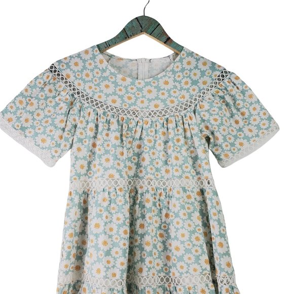 Girl and the Sun Daisy Chain Mini Dress Sz XS - Picture 3 of 9